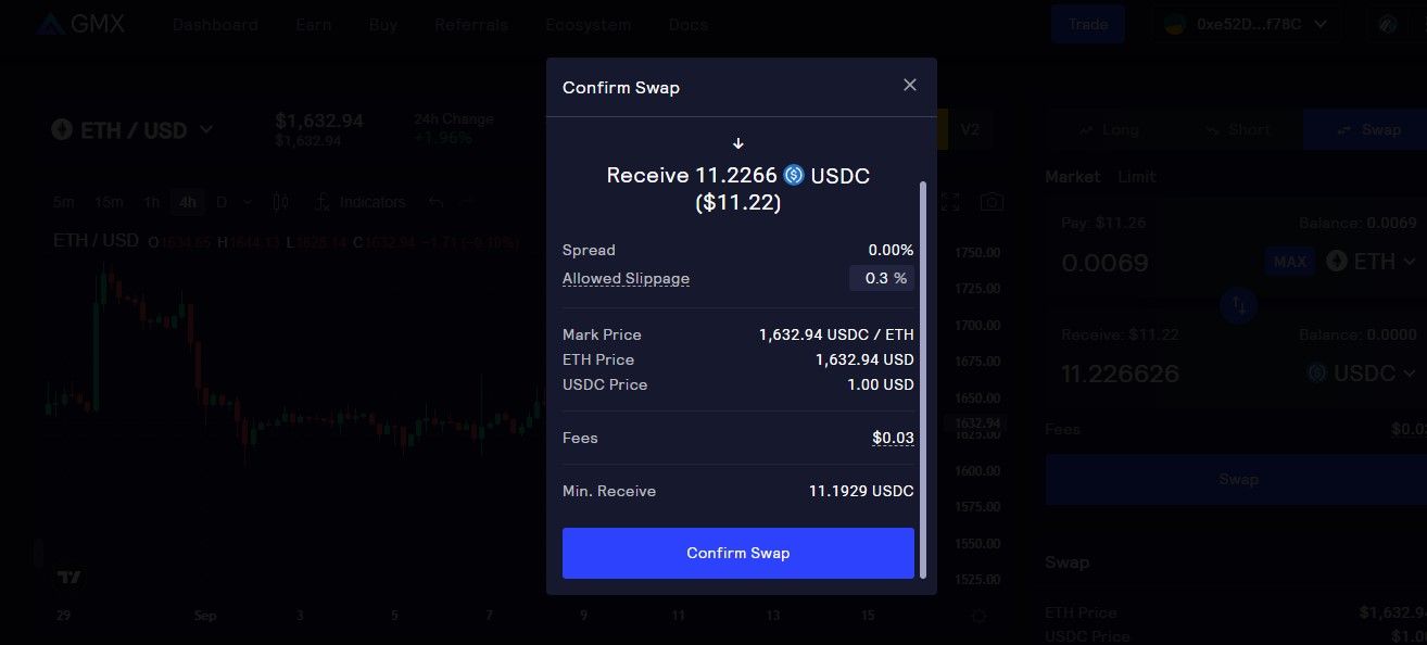 How to Trade Stablecoins on GMX DEX