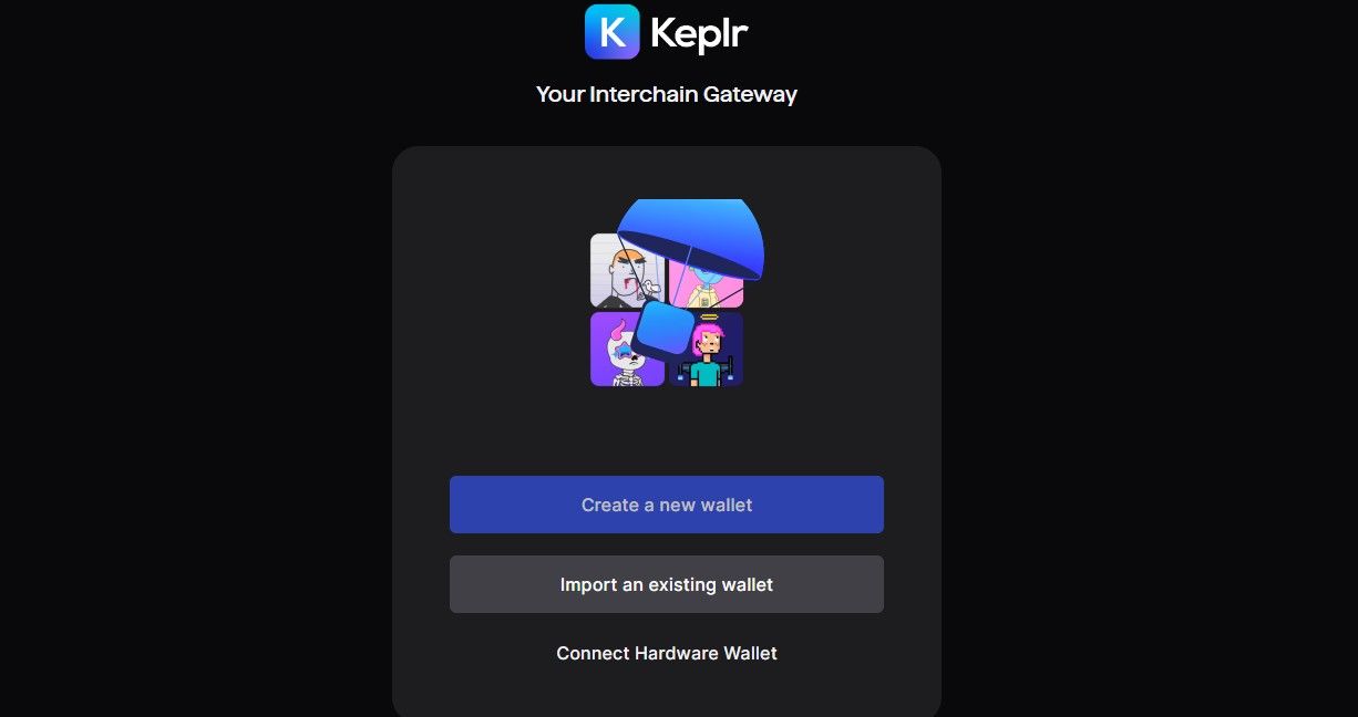 Create a Keplr Wallet