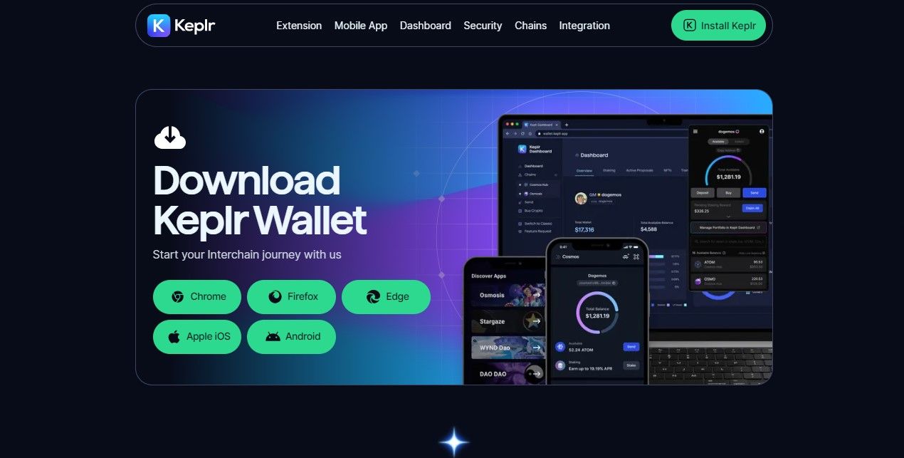 Install Keplr Wallet