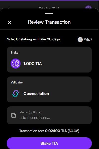 How to Stake Celestia ($TIA) with Validators