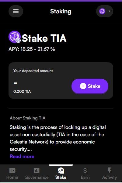 How to Stake Celestia ($TIA) with Validators